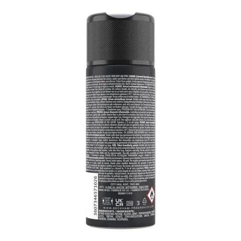 Xịt Khử Mùi David Beckham Classic Body Spray 150ml - Hương Thơm Nam Tính, Chính Hãng, Dành Cho Mọi Dịp