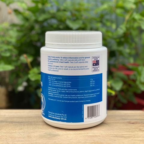 Dầu cá Nature's Way Odourless Fish Oil 1500mg 400 viên. 334891