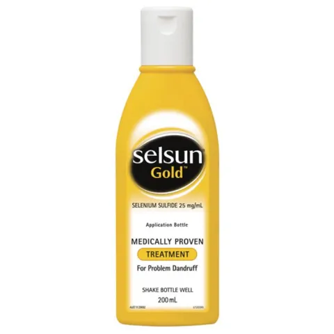 Dầu Gội Selsun Gold 200ml - Kiểm Soát Gàu, Giảm Ngứa, Dưỡng Ẩm Tóc, Hỗ Trợ Điều Trị Viêm Da Đầu, Phù Hợp Tóc Nhuộm, Uốn