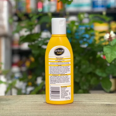 Dầu Gội Selsun Gold 200ml - Kiểm Soát Gàu, Giảm Ngứa, Dưỡng Ẩm Tóc, Hỗ Trợ Điều Trị Viêm Da Đầu, Phù Hợp Tóc Nhuộm, Uốn