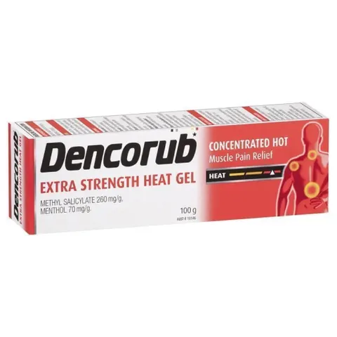 Gel bôi giảm đau xương khớp Dencorub Extra Strength 100g - Giảm đau cơ bắp, chống viêm hiệu quả, thấm nhanh qua da