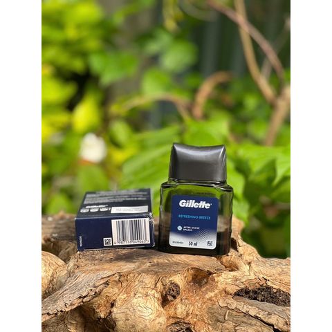 Dưỡng Da Sau Cạo Râu Gillette Refreshing Breeze After Shave Splash 50ml - Giảm Rát, Lưu Hương Lâu, Cho Nam Giới