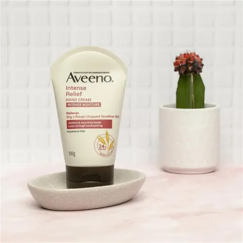 Kem dưỡng da tay Aveeno Intense Relief Soothing Fragrance Free Hand Cream 100g 334968