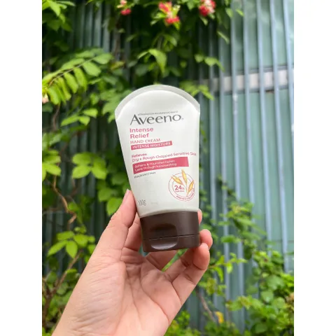 Kem dưỡng da tay Aveeno Intense Relief Soothing Fragrance Free Hand Cream 100g 334968