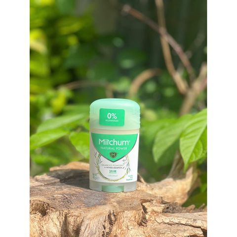 Lăn Khử Mùi Mitchum Natural Power 40g - Tiết Kiệm Độ Ẩm 24 Giờ, 96% Tự Nhiên, Không Nhôm, Phù Hợp Cho Nữ