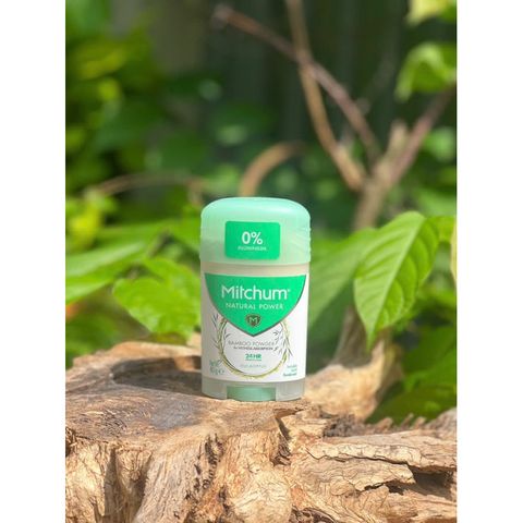 Lăn Khử Mùi Mitchum Natural Power 40g - Tiết Kiệm Độ Ẩm 24 Giờ, 96% Tự Nhiên, Không Nhôm, Phù Hợp Cho Nữ