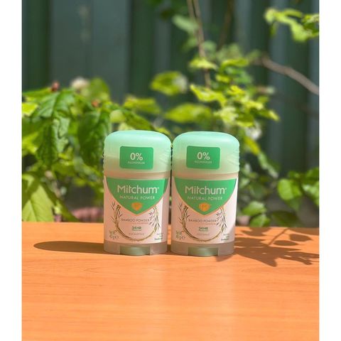 Lăn Khử Mùi Mitchum Natural Power 40g - Tiết Kiệm Độ Ẩm 24 Giờ, 96% Tự Nhiên, Không Nhôm, Phù Hợp Cho Nữ