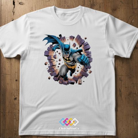 Áo Phông Batman Siêu Anh Hùng Nam Nữ - Phong Cách Streetwear Oversize Cotton Thoải Mái, In Hình Nghệ Thuật Kỹ Thuật Số từ DC Comics