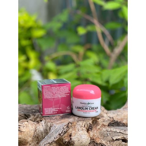 Kem Lanolin Healthy Care với Dầu Hoa Anh Thảo 100g - Kem Dưỡng Ẩm Chuyên Sâu, Chống Lão Hóa, Làn Da Mịn Màng, Tươi Sáng