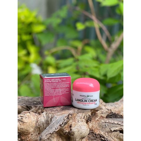 Kem Lanolin Healthy Care với Dầu Hoa Anh Thảo 100g - Kem Dưỡng Ẩm Chuyên Sâu, Chống Lão Hóa, Làn Da Mịn Màng, Tươi Sáng