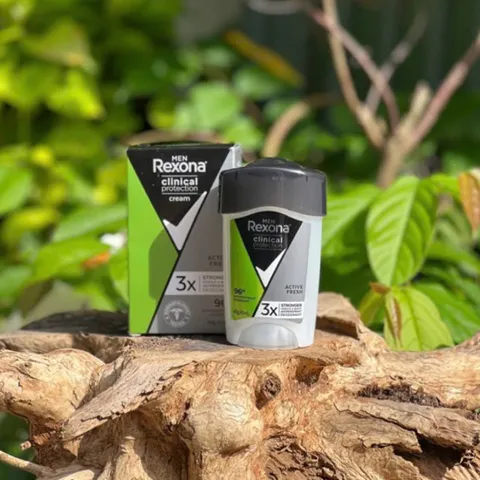 Sáp khử mùi Rexona Clinical Protection Cream Active Fresh 48g - Bảo vệ mồ hôi hiệu quả, tươi mát suốt ngày, an toàn cho da.