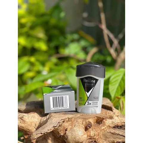 Sáp khử mùi Rexona Clinical Protection Cream Active Fresh 48g - Bảo vệ mồ hôi hiệu quả, tươi mát suốt ngày, an toàn cho da.