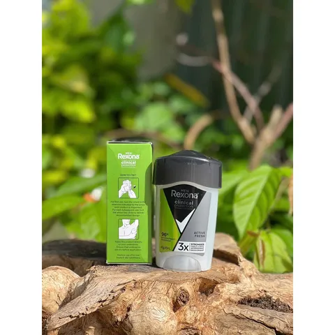 Sáp khử mùi Rexona Clinical Protection Cream Active Fresh 48g - Bảo vệ mồ hôi hiệu quả, tươi mát suốt ngày, an toàn cho da.