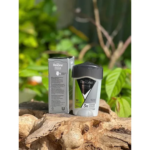 Sáp khử mùi Rexona Clinical Protection Cream Active Fresh 48g - Bảo vệ mồ hôi hiệu quả, tươi mát suốt ngày, an toàn cho da.