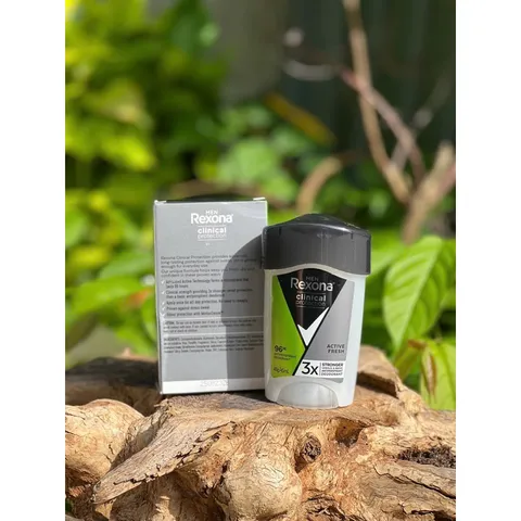Sáp khử mùi Rexona Clinical Protection Cream Active Fresh 48g - Bảo vệ mồ hôi hiệu quả, tươi mát suốt ngày, an toàn cho da.