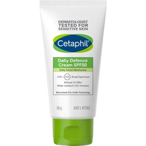 Kem chống nắng dưỡng ẩm Cetaphil Daily Defence Cream SPF50 daily Moisturiser 50g 335118