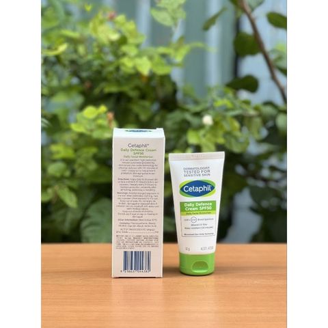 Kem chống nắng dưỡng ẩm Cetaphil Daily Defence Cream SPF50 daily Moisturiser 50g 335118