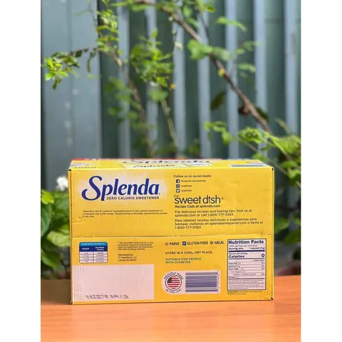 Đường ăn kiêng splenda 1000 gói hàng Mỹ 335119