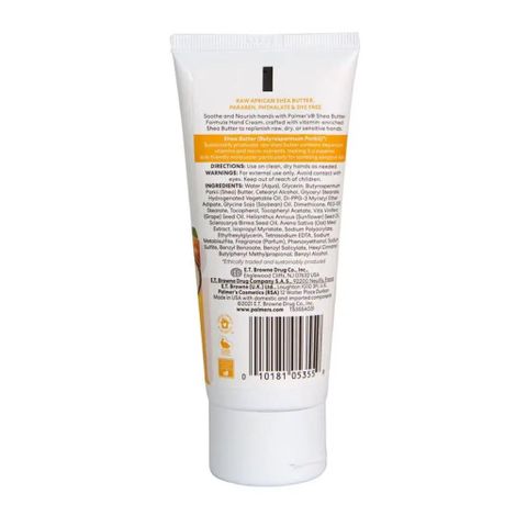 Kem Dưỡng Da Tay Giữ Ẩm Bơ Hạt Mỡ Palmer's Shea Formula 96g - Chống Lão Hóa, Da Mịn Màng, Tràn Đầy Sức Sống