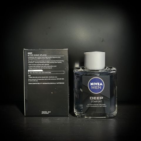 NIVEA Men DEEP Dưỡng Da Sau Cạo Râu 100ml - Lotion Phục Hồi & Kháng Khuẩn Với Hương Gỗ Nam Tính Tươi Mát