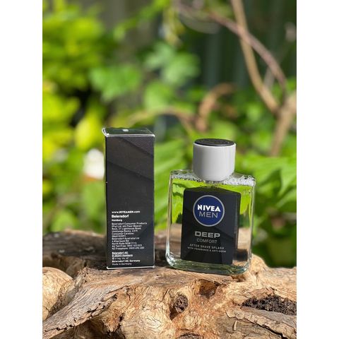 NIVEA Men DEEP Dưỡng Da Sau Cạo Râu 100ml - Lotion Phục Hồi & Kháng Khuẩn Với Hương Gỗ Nam Tính Tươi Mát