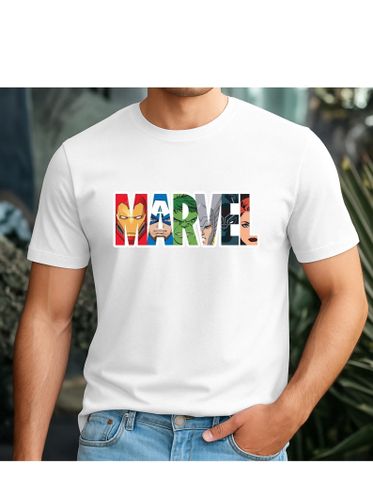 Áo Thun Unisex Marvel & DC - Thiết Kế Siêu Anh Hùng Cotton Thoáng Mát, Phong Cách Streetwear Cho Fan Truyện Tranh