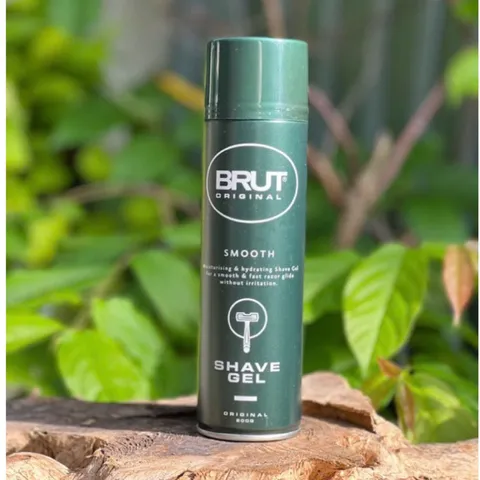 Gel cạo râu Brut Original Ultra Shave Gel 200g - Gel dưỡng ẩm cho nam, hương cam quýt tươi mát, không kích ứng da
