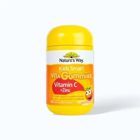 Viên Nhai Kids Smart Vita Gummies Bổ Sung Vitamin C & Kẽm - Tăng Cường Sức Đề Kháng Cho Trẻ Em (60 Viên)