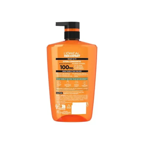 Sữa Tắm Gội L'oreal Men Expert Hydra Energetic Taurine 3 trong 1 1000ml - Chăm sóc da nam giới, tăng cường sức sống và độ ẩm