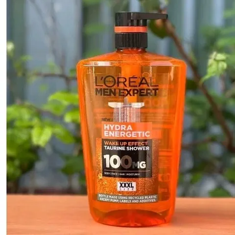 Sữa Tắm Gội L'oreal Men Expert Hydra Energetic Taurine 3 trong 1 1000ml - Chăm sóc da nam giới, tăng cường sức sống và độ ẩm