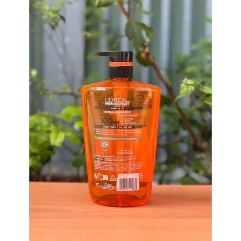 Sữa Tắm Gội L'oreal Men Expert Hydra Energetic Taurine 3 trong 1 1000ml - Chăm sóc da nam giới, tăng cường sức sống và độ ẩm