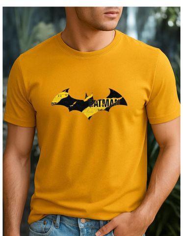 Áo Thun Unisex Batman - Cotton Dày Mềm, Hình In Siêu Anh Hùng DC Comics, Phong Cách Geeky Kiểu Dáng Thoải Mái Cho Fan