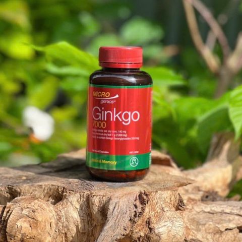 Viên uống bổ não Microgenics Ginkgo 7000 100 viên. 335237