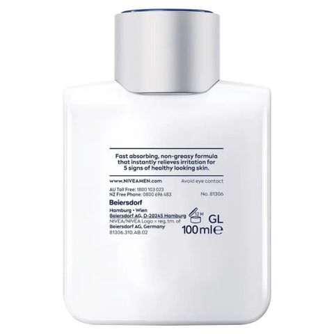 Dưỡng da sau cạo râu NIVEA MEN sensitive After Shave Balsam Protect & Care 100ml 335263