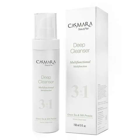 Sữa Rửa Mặt Casmara 3in1 Deep Cleanser 150ml - Sản Phẩm Làm Sạch Da Đa Năng, Giữ Ẩm, Phù Hợp Mọi Loại Da