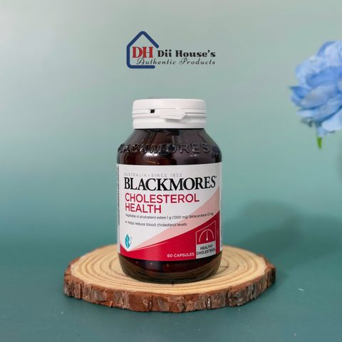 Viên uống giảm hấp thụ cholesterol Blackmores Cholesterol Health 60 viên - Hỗ trợ tim mạch và sức khỏe tổng quát