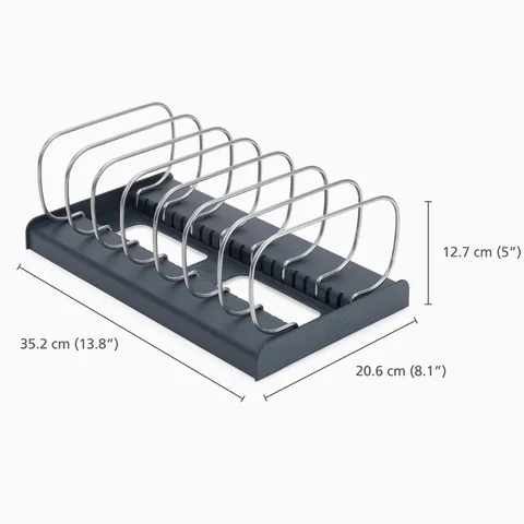 Khay để vung nồi Joseph Joseph 851689 - Giải pháp tổ chức bếp gọn gàng, khay nướng đa năng, chất liệu cao cấp, thiết kế thông minh