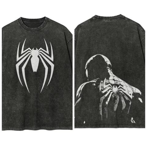 Áo Thun Nam Nữ Marvel Spider-Man Cổ Điển Phong Cách Thể Thao Vintage Thoáng Mát - Áo Thun Oversize Streetwear Độc Đáo