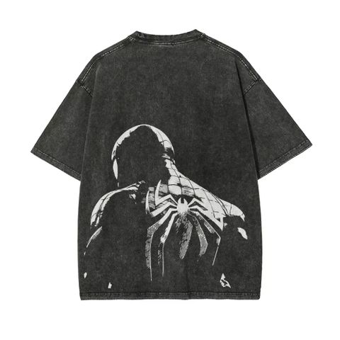 Áo Thun Nam Nữ Marvel Spider-Man Cổ Điển Phong Cách Thể Thao Vintage Thoáng Mát - Áo Thun Oversize Streetwear Độc Đáo