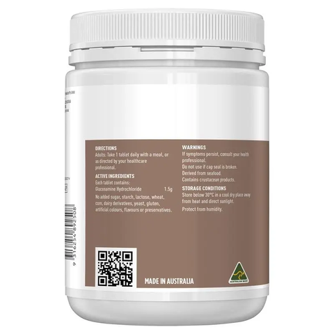 Viên Uống Healthy Care Glucosamine HCL 1500mg - Hỗ Trợ Khớp Linh Hoạt, Giảm Đau Nhức, Lọ 400 Viên, Xuất Xứ Úc
