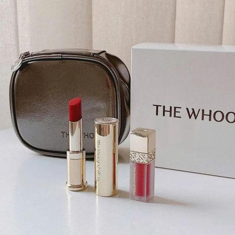 Set Son the Whoo glow lip balm son nước + son dưỡng màu: 