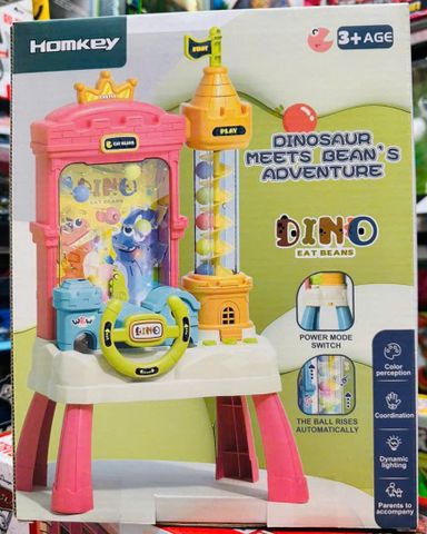 Đồ chơi máy khủng long bắn bóng 2203 Dinosaur Meets Bean's Adventure dành cho trẻ em từ 3 tuổi giao màu ngẫu nhiên 