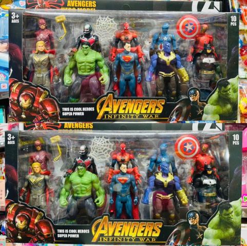8120 Avengers Infinity War Bộ sưu tập nhân vật siêu anh hùng gồm 10 nhân vật siêu nhân dành cho trẻ em từ 3 tuổi 