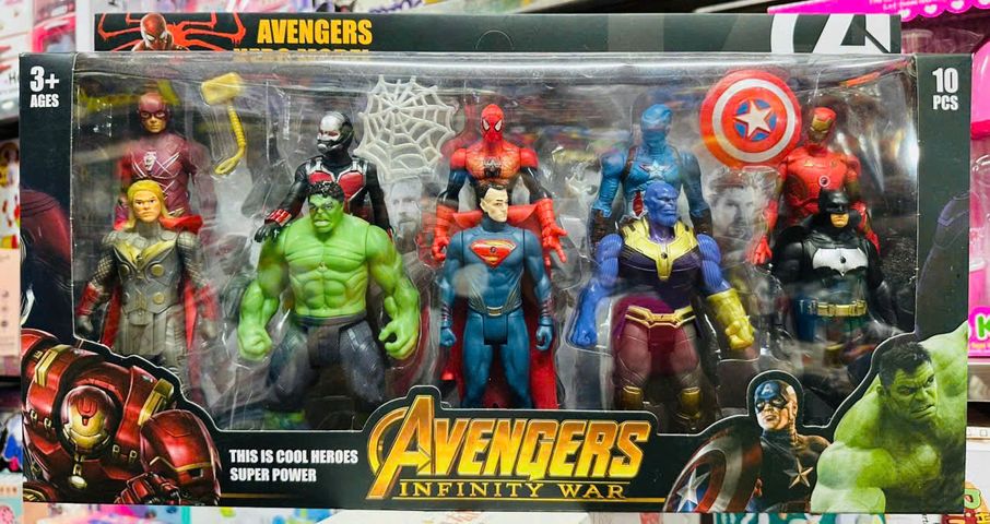 8120 Avengers Infinity War Bộ sưu tập nhân vật siêu anh hùng gồm 10 nhân vật siêu nhân dành cho trẻ em từ 3 tuổi 
