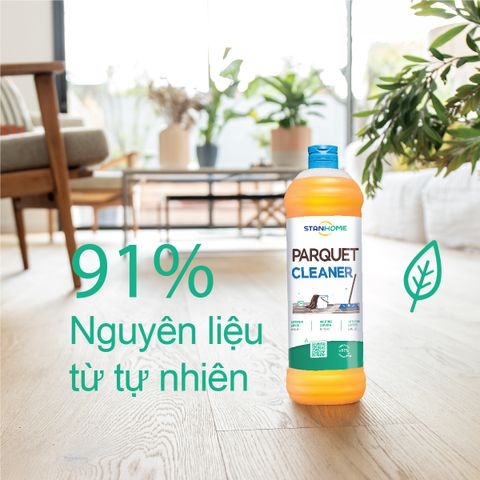 Nước Lau Sàn Gỗ Đậm Đặc Stanhome 1000ml - Sản Phẩm Từ Tự Nhiên, Không Gây Trơn Trượt, Hương Gỗ Tinh Tế