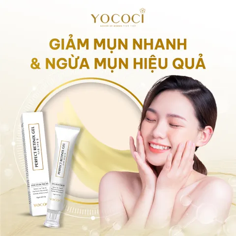 Gel Chấm Mụn YOCOCI Retinol Cao Cấp 15g – Giảm Mụn, Mờ Thâm, Ngừa Sẹo, Dưỡng Da Mịn Màng, Hỗ Trợ Làm Lành Vết Thương