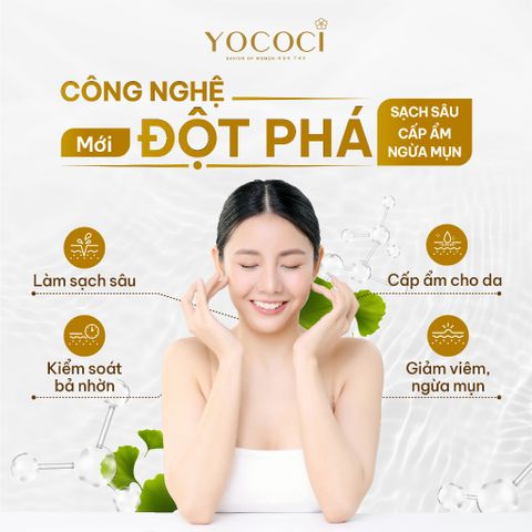 Sữa Rửa Mặt Gel Yococi Perfect 100g - Làm Sạch Dịu Nhẹ, Ngừa Mụn Cho Da Dầu, Nhạy Cảm, Giữ Ẩm Tự Nhiên, Hỗ Trợ Làm Dịu Da