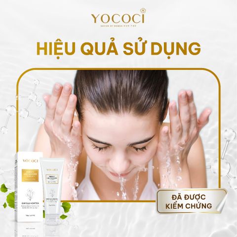 Sữa Rửa Mặt Gel Yococi Perfect 100g - Làm Sạch Dịu Nhẹ, Ngừa Mụn Cho Da Dầu, Nhạy Cảm, Giữ Ẩm Tự Nhiên, Hỗ Trợ Làm Dịu Da