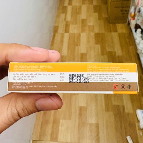 Kem Bôi Nấm Ngứa Nirozan Cream 5gr - Hỗ Trợ Điều Triị Viêm Da, Giảm Ngứa Từ Thương Hiệu Giga Đức