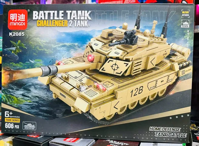 Bộ lắp ráp mô hình xe tăng MINGDI K2085 CHALLENGER 2 TANK BATTLE giúp trẻ phát triển tư duy sáng tạo và khả năng khéo léo
